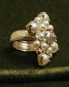 -SPECIAL- “CHANEL” 2013 high summer pearl cc cocktail ring