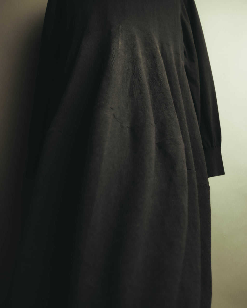 “Y’s for living” Late 2010’s-early 2020’s Draped cotton button-front long dress