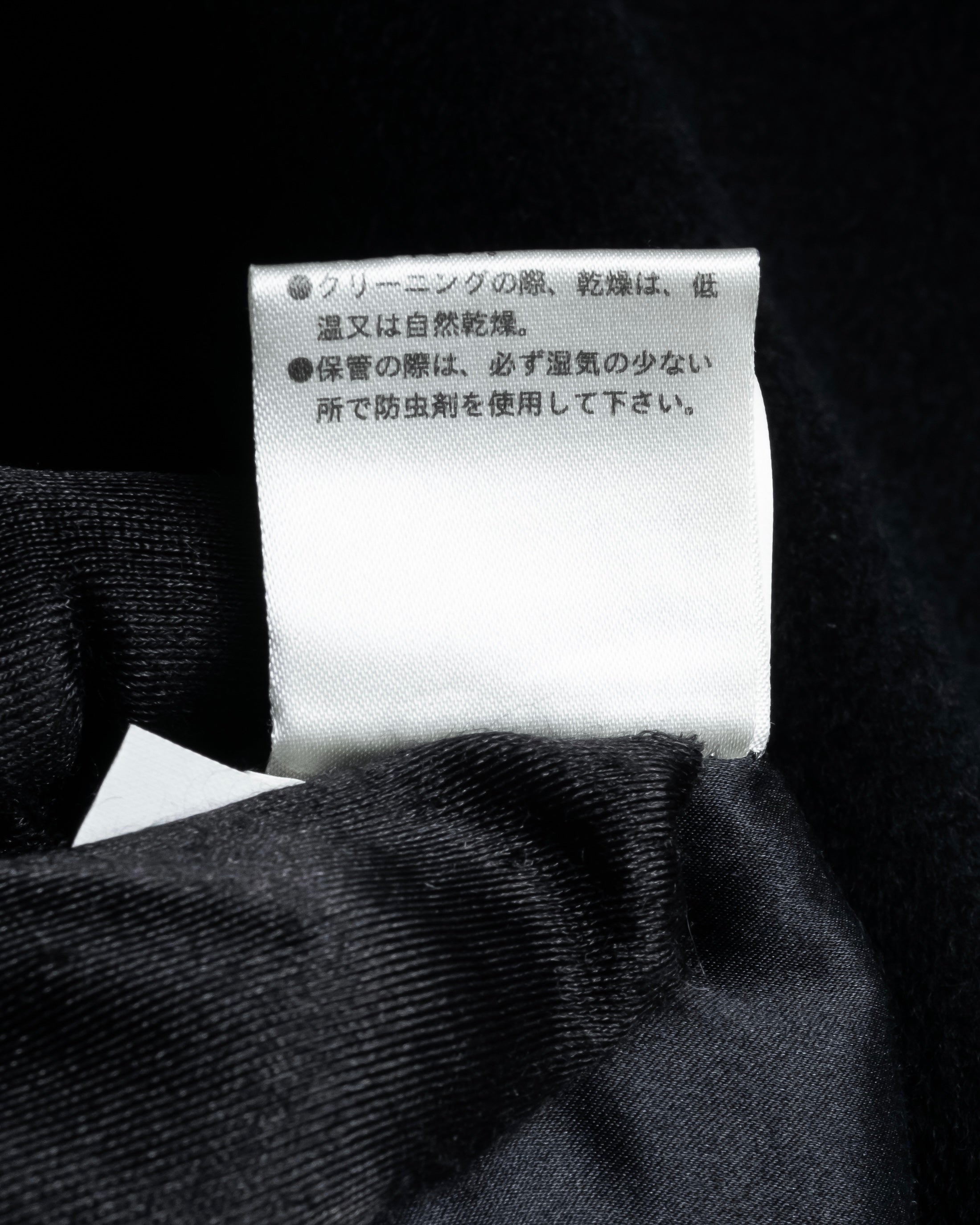 "BALMAIN" Raglan sleeve 100% cashmere stand collar coat