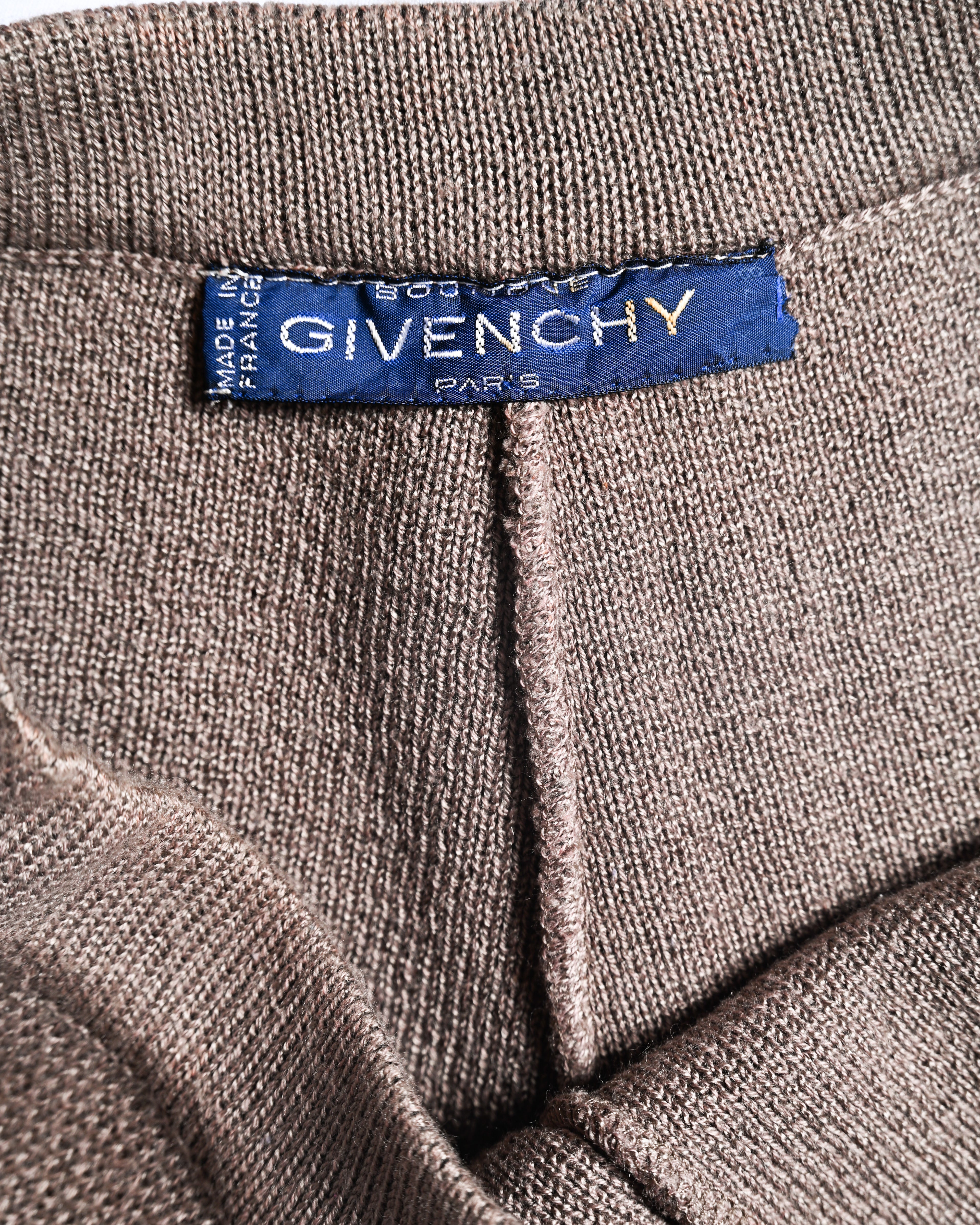 GIVENCHY/ 2 Tuck Knit Casual Shorts Beige