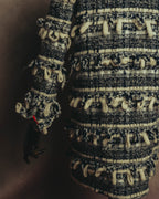 "THOM BROWNE" 2010's-20's Textured double breasted boucle coat