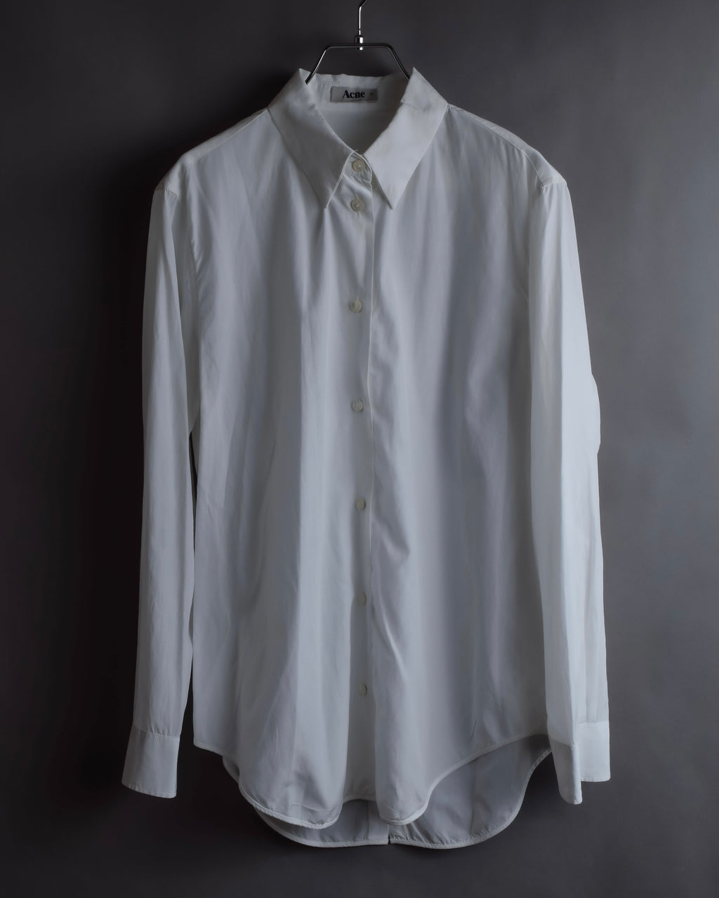 "Acne" Ribbon slit back design shirt