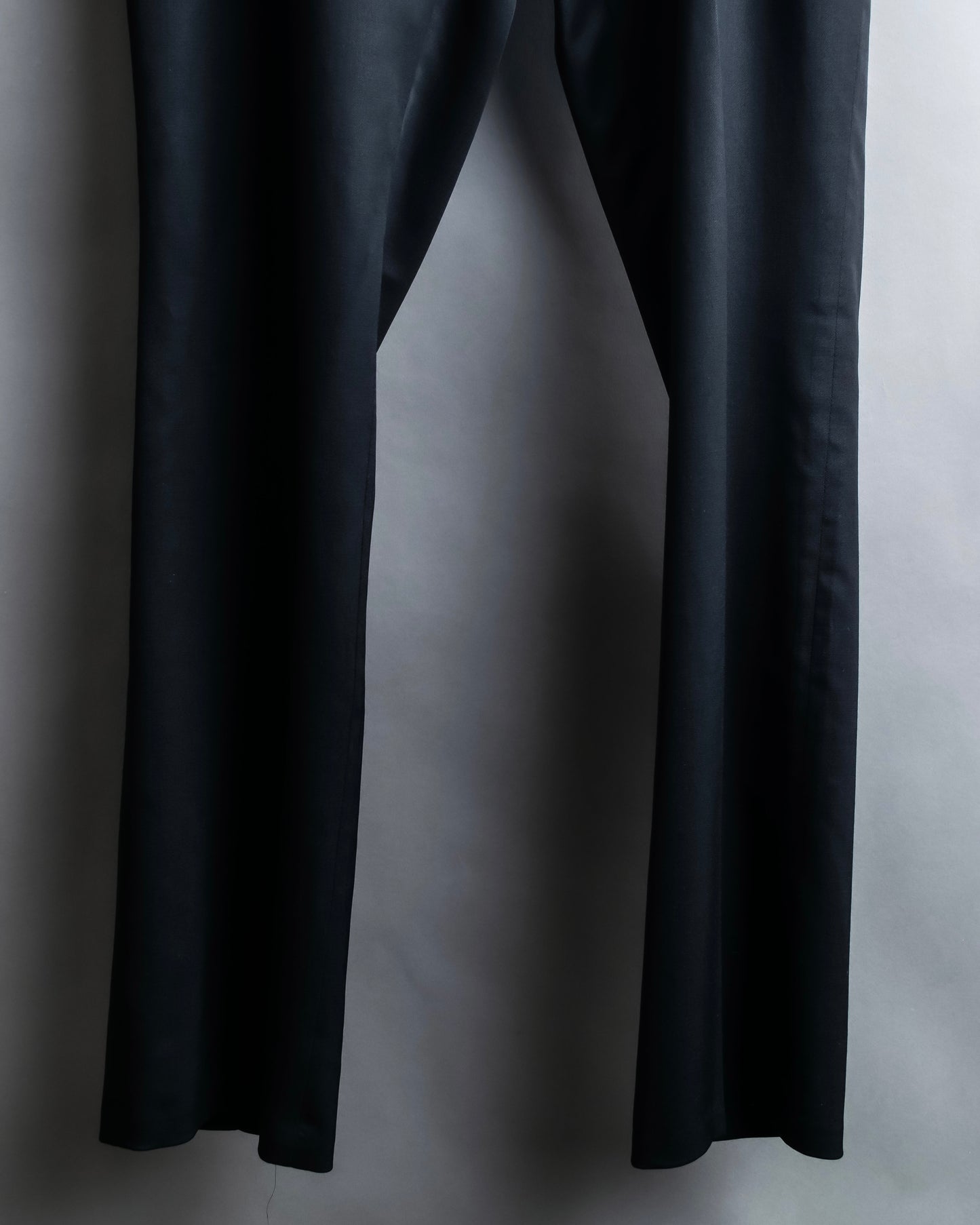 "GUCCI" Belted design wool blend sarouel slacks