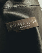 -SPECIAL- "BOTTEGA VENETA" 80's-00's Belted leather coat