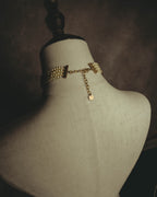 -SPECIAL- “Christian Dior” 90’s–00’s pearl cabochon multi-strand choker necklace