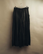 "Yohji Yamamoto +NOIR" 2010's Draped cotton maxi skirt