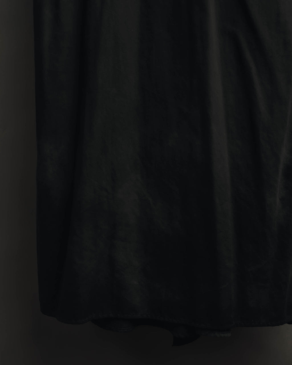 "Yohji Yamamoto +NOIR" 2010's Draped cotton maxi skirt