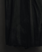 "Yohji Yamamoto +NOIR" 2010's Draped cotton maxi skirt