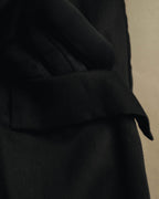 "Yohji Yamamoto +NOIR" 2010's Draped cotton maxi skirt