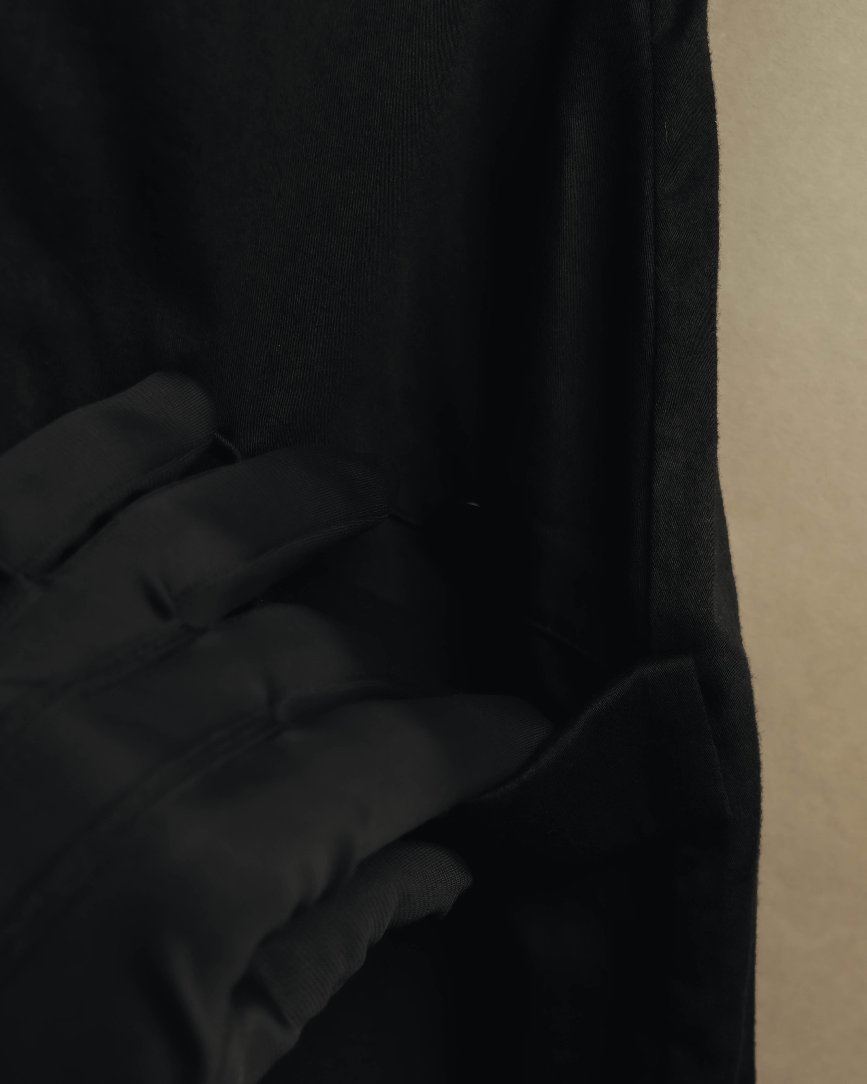 "Yohji Yamamoto +NOIR" 2010's Draped cotton maxi skirt