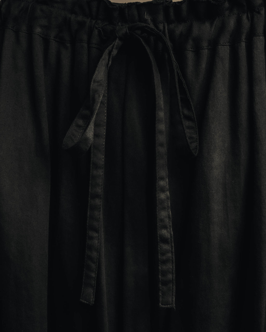 "Yohji Yamamoto +NOIR" 2010's Draped cotton maxi skirt