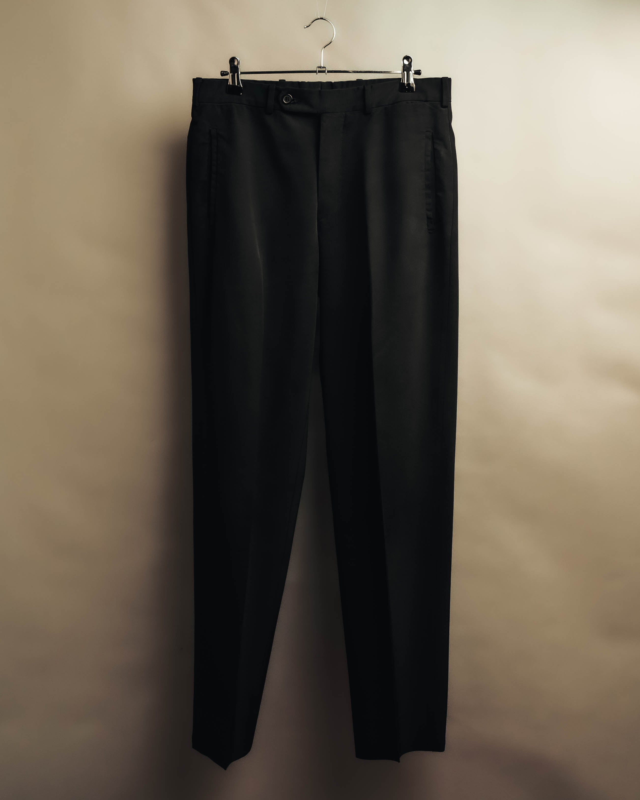 "PRADA" 90's Minimal black tailored trousers