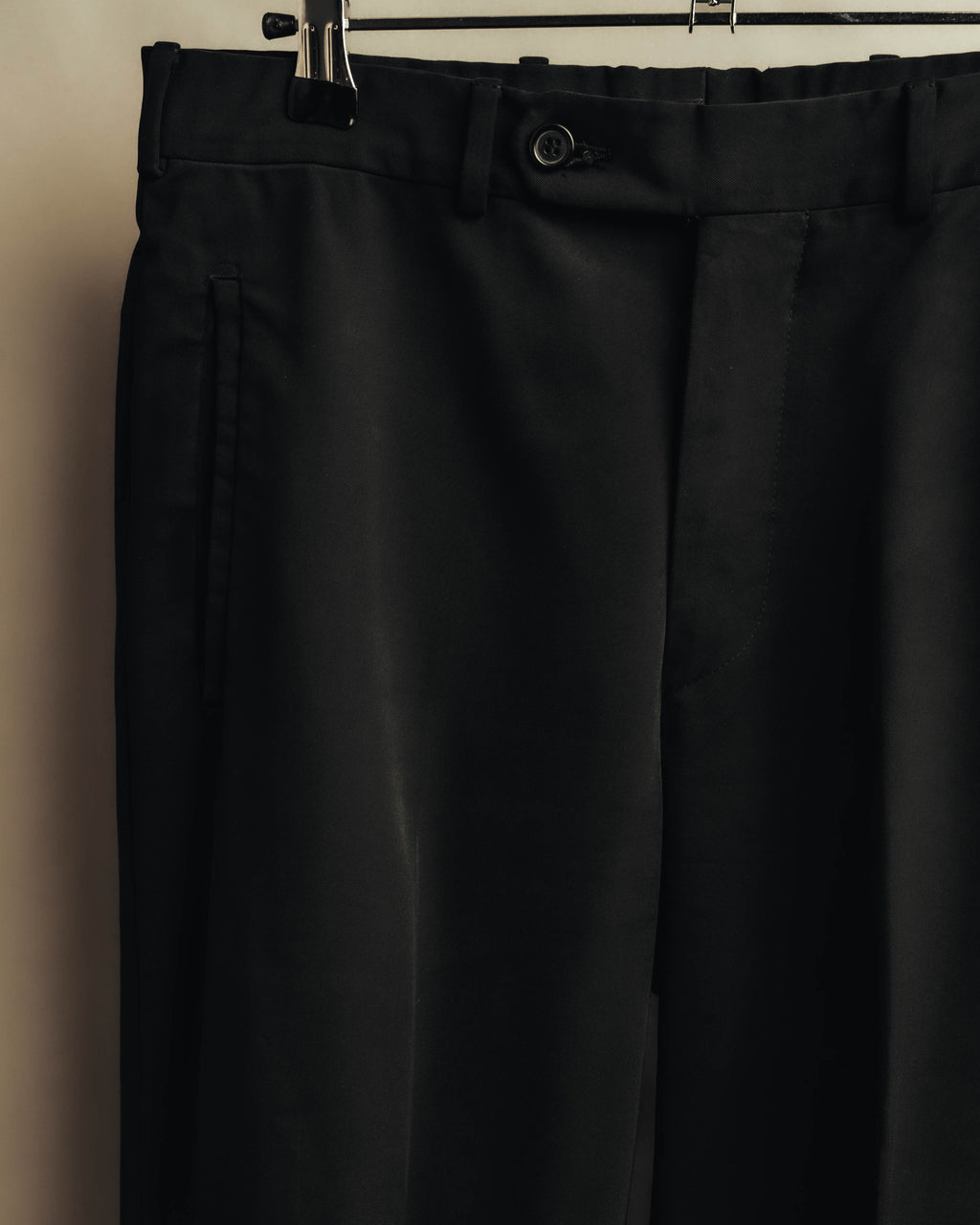 "PRADA" 90's Minimal black tailored trousers