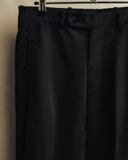 "PRADA" 90's Minimal black tailored trousers