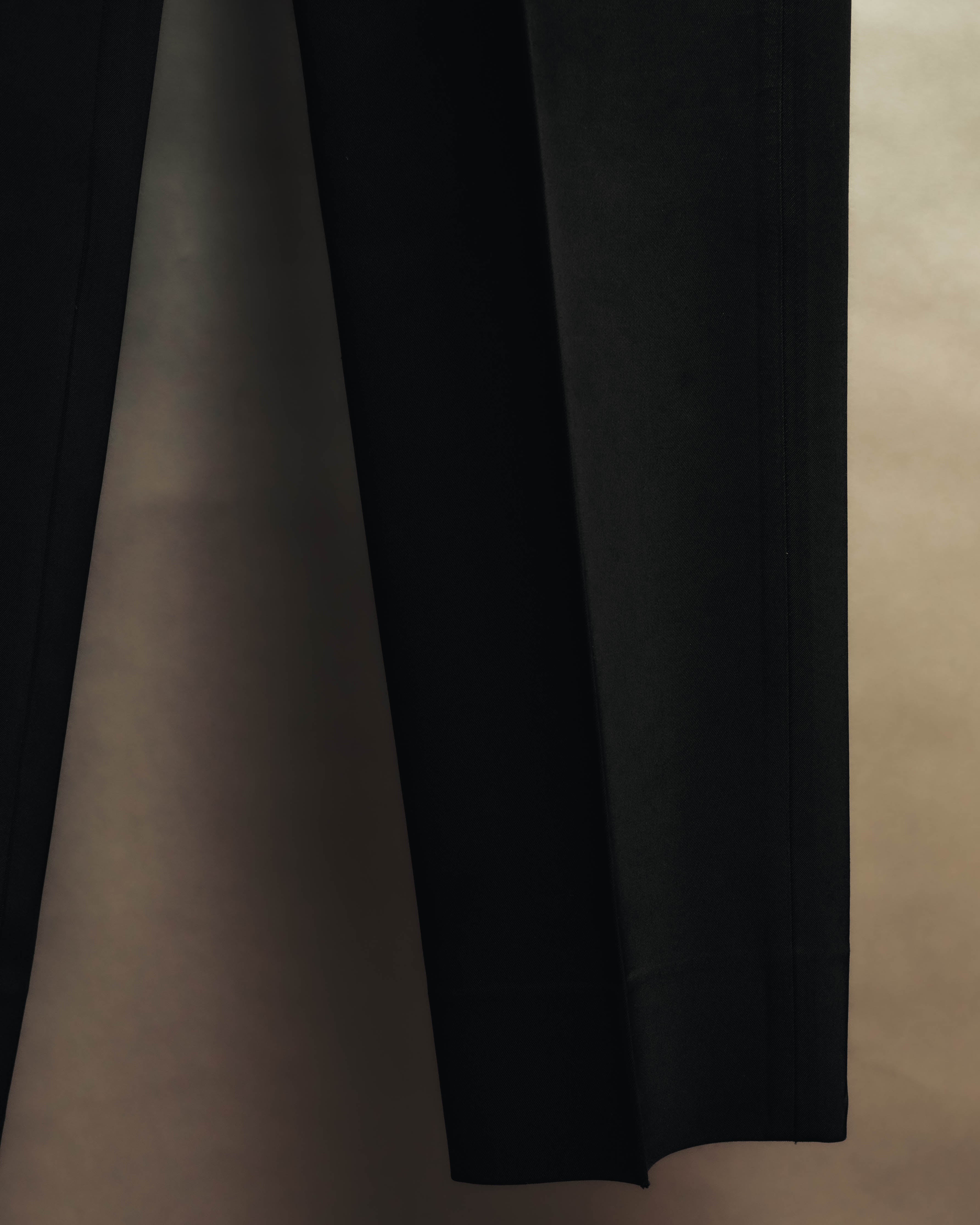 "PRADA" 90's Minimal black tailored trousers