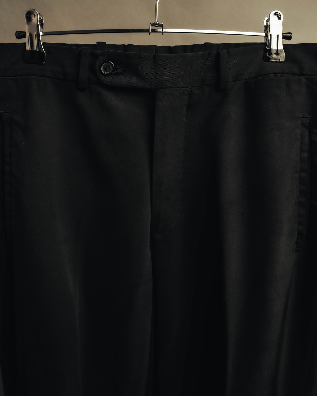 "PRADA" 90's Minimal black tailored trousers
