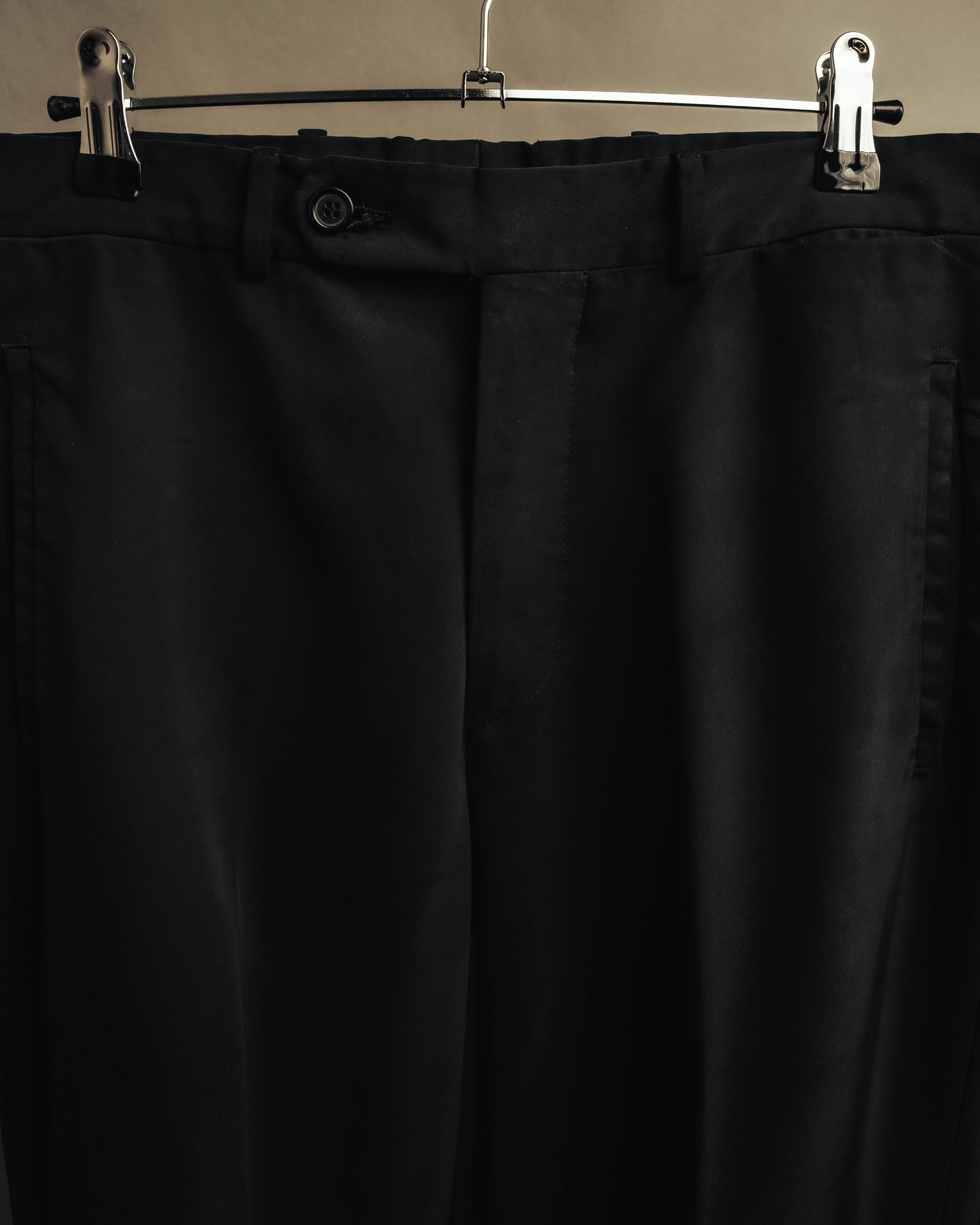 "PRADA" 90's Minimal black tailored trousers