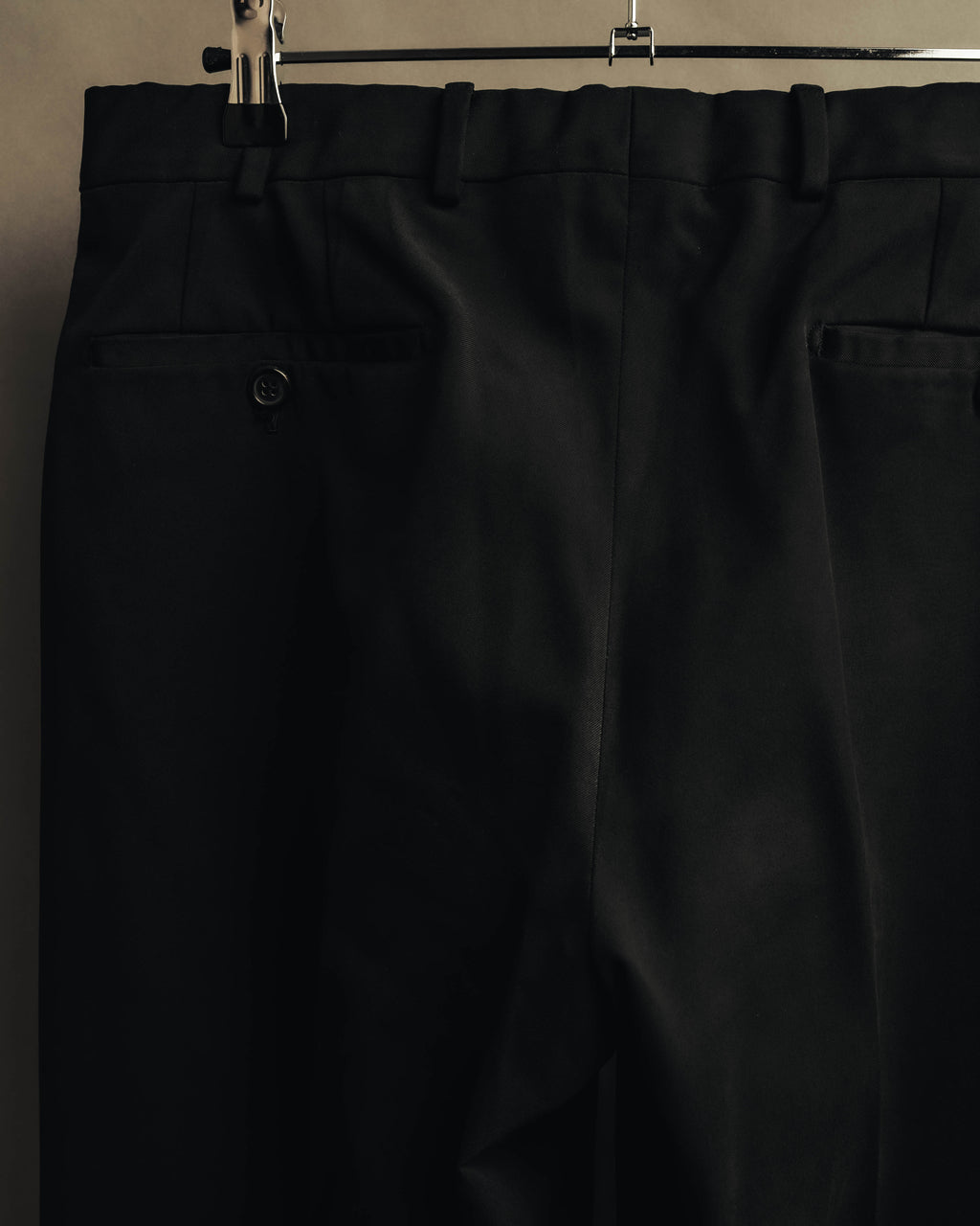 "PRADA" 90's Minimal black tailored trousers