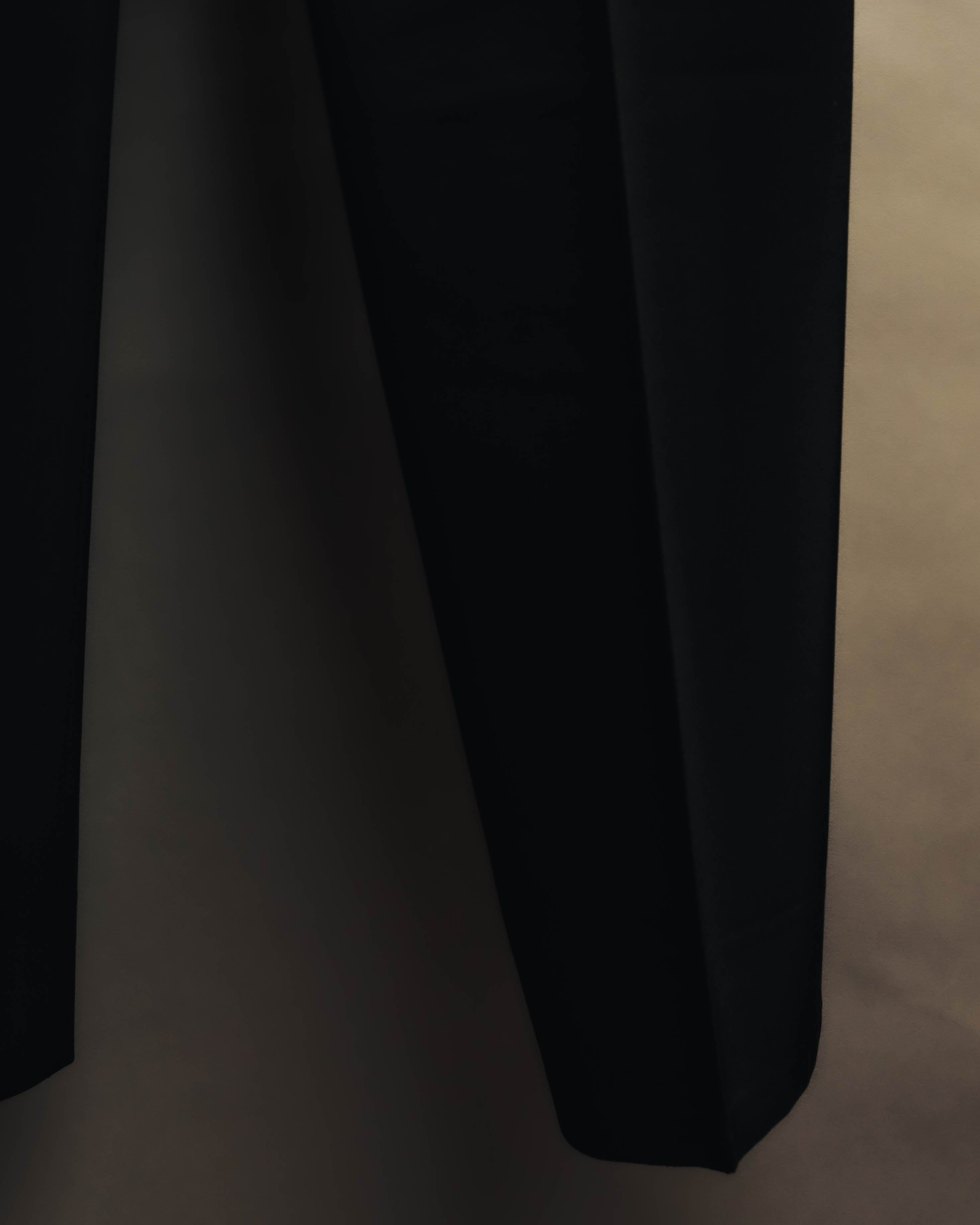 "PRADA" 90's Minimal black tailored trousers