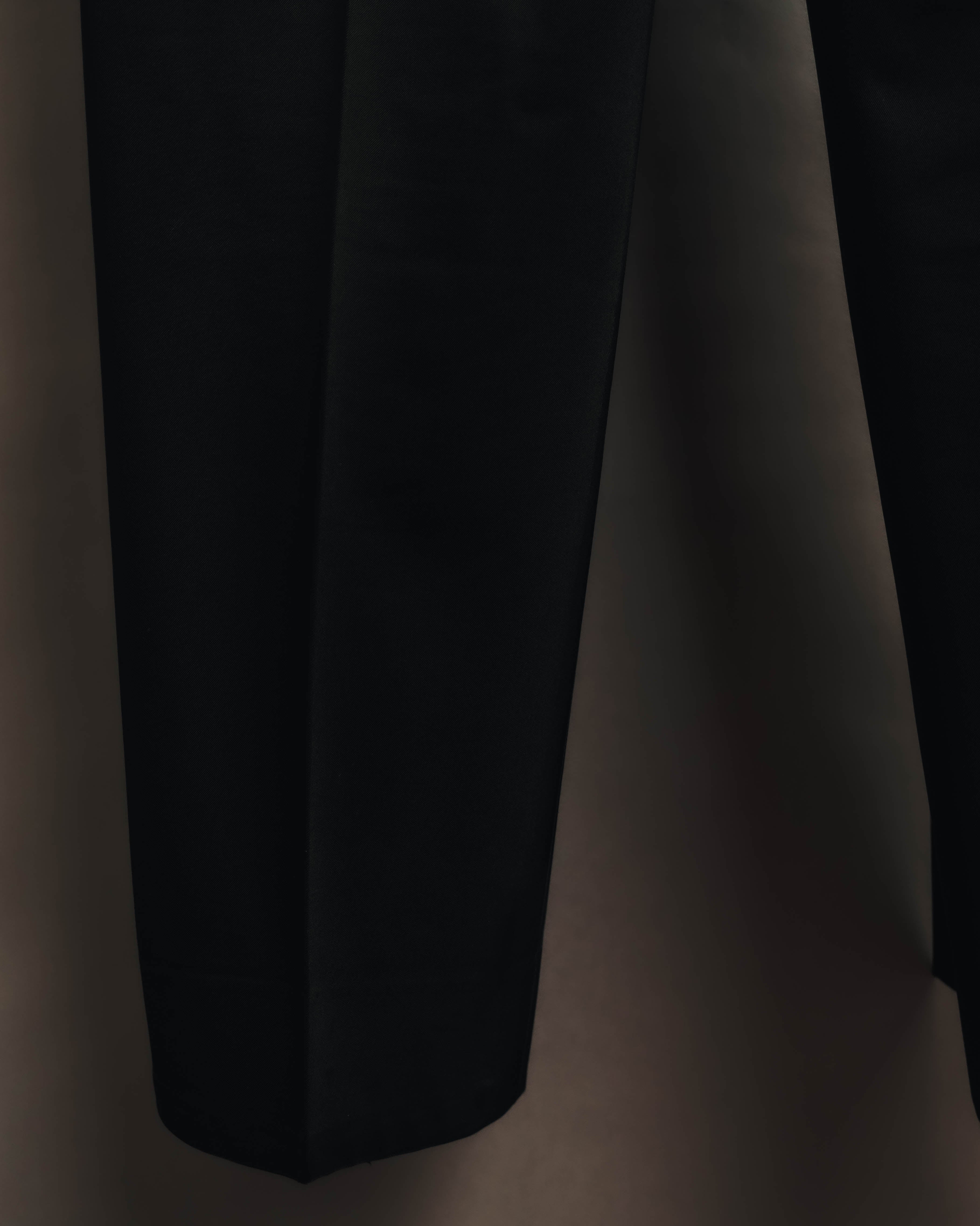 "PRADA" 90's Minimal black tailored trousers