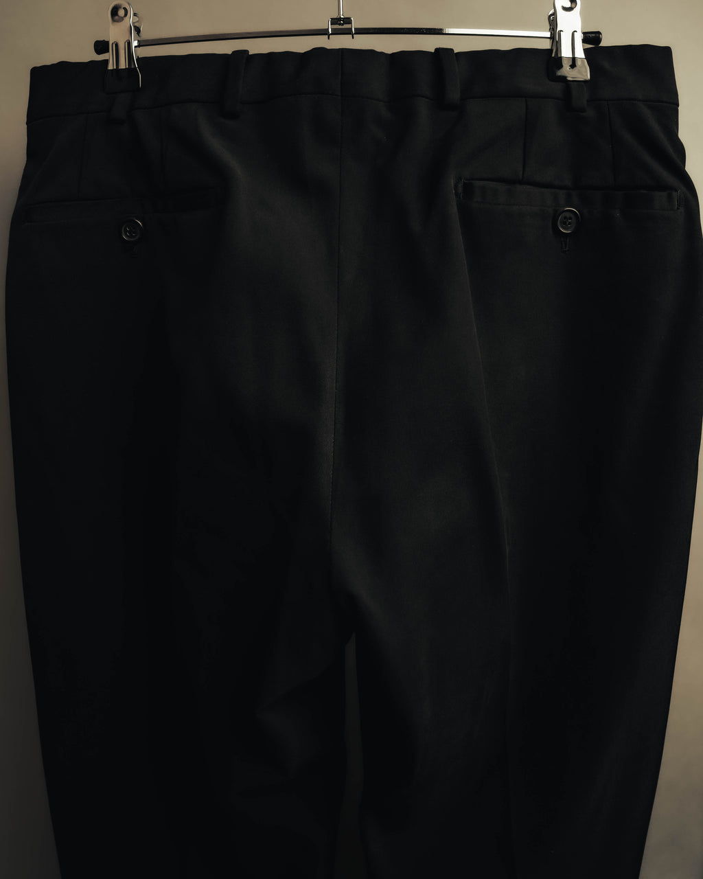 "PRADA" 90's Minimal black tailored trousers