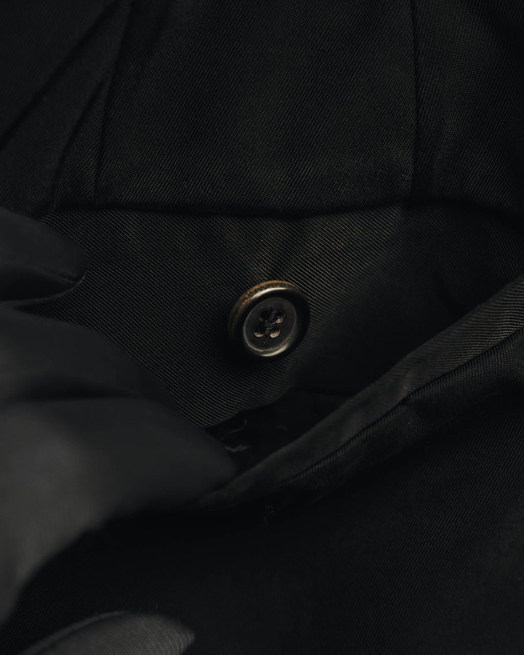 "PRADA" 90's Minimal black tailored trousers