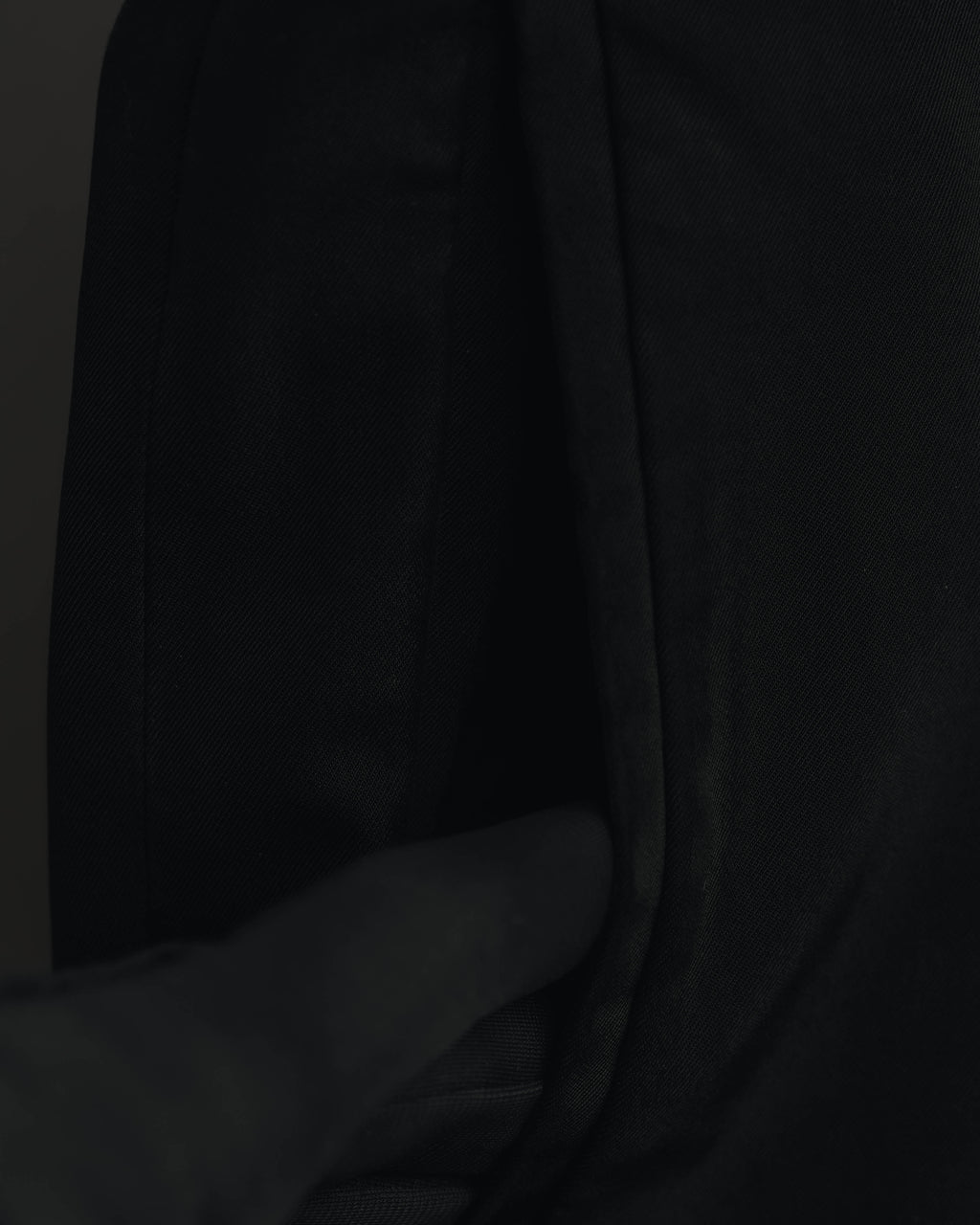"PRADA" 90's Minimal black tailored trousers