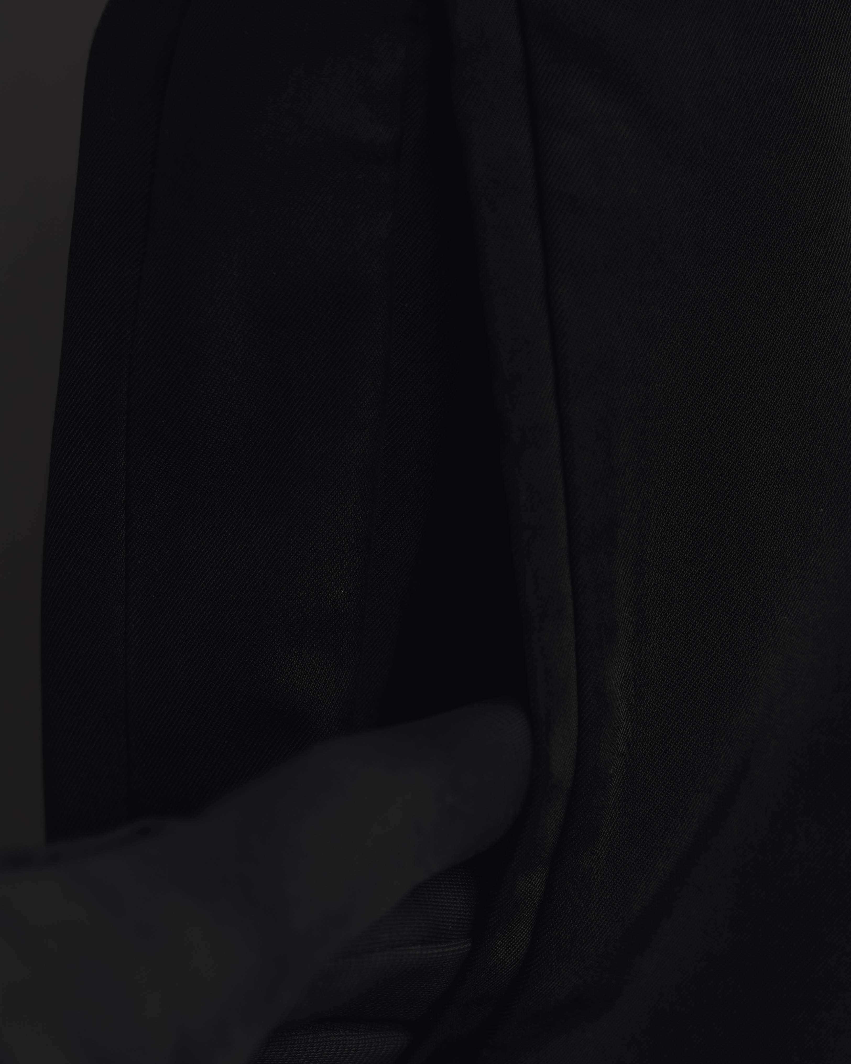 "PRADA" 90's Minimal black tailored trousers