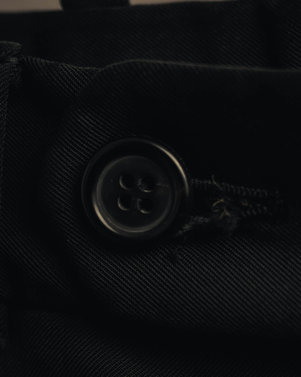 "PRADA" 90's Minimal black tailored trousers