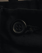 "PRADA" 90's Minimal black tailored trousers