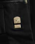 "PRADA" 90's Minimal black tailored trousers