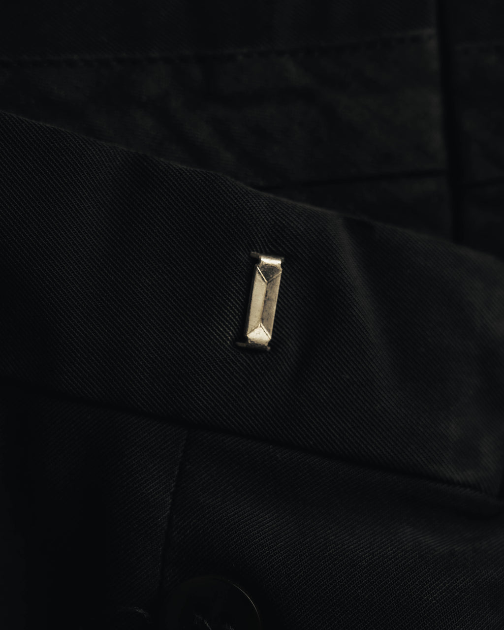 "PRADA" 90's Minimal black tailored trousers
