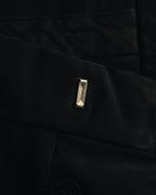 "PRADA" 90's Minimal black tailored trousers