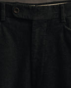"Hermès" 90's-00's Brushed cotton tapered trousers