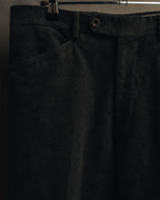"Hermès" 90's-00's Brushed cotton tapered trousers