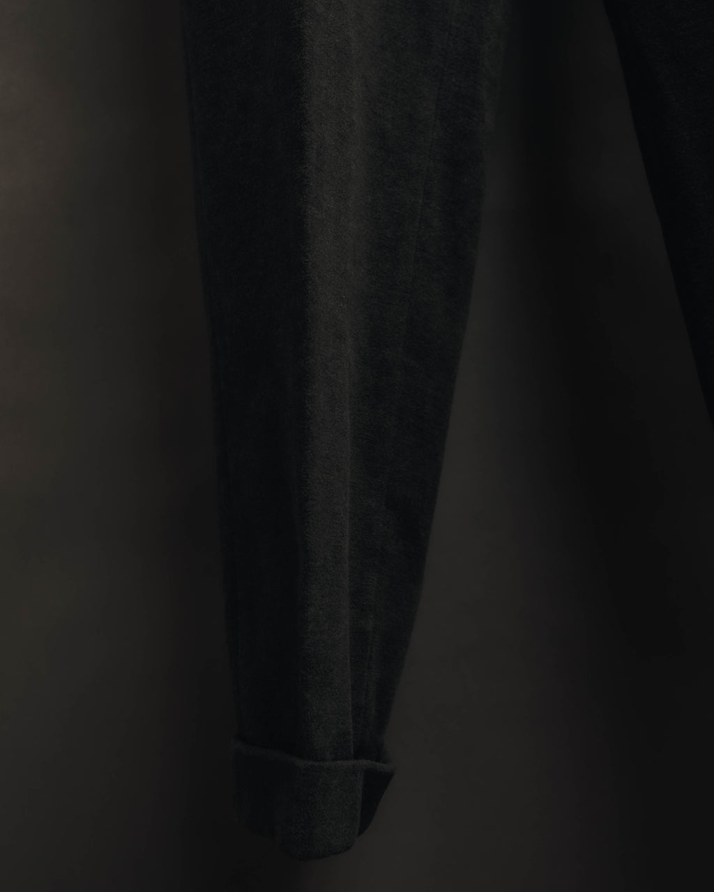 "Hermès" 90's-00's Brushed cotton tapered trousers