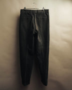 "Hermès" 90's-00's Brushed cotton tapered trousers