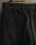 "Hermès" 90's-00's Brushed cotton tapered trousers