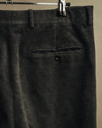 "Hermès" 90's-00's Brushed cotton tapered trousers