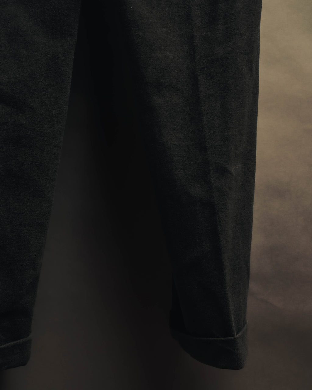 "Hermès" 90's-00's Brushed cotton tapered trousers