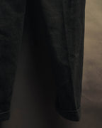 "Hermès" 90's-00's Brushed cotton tapered trousers