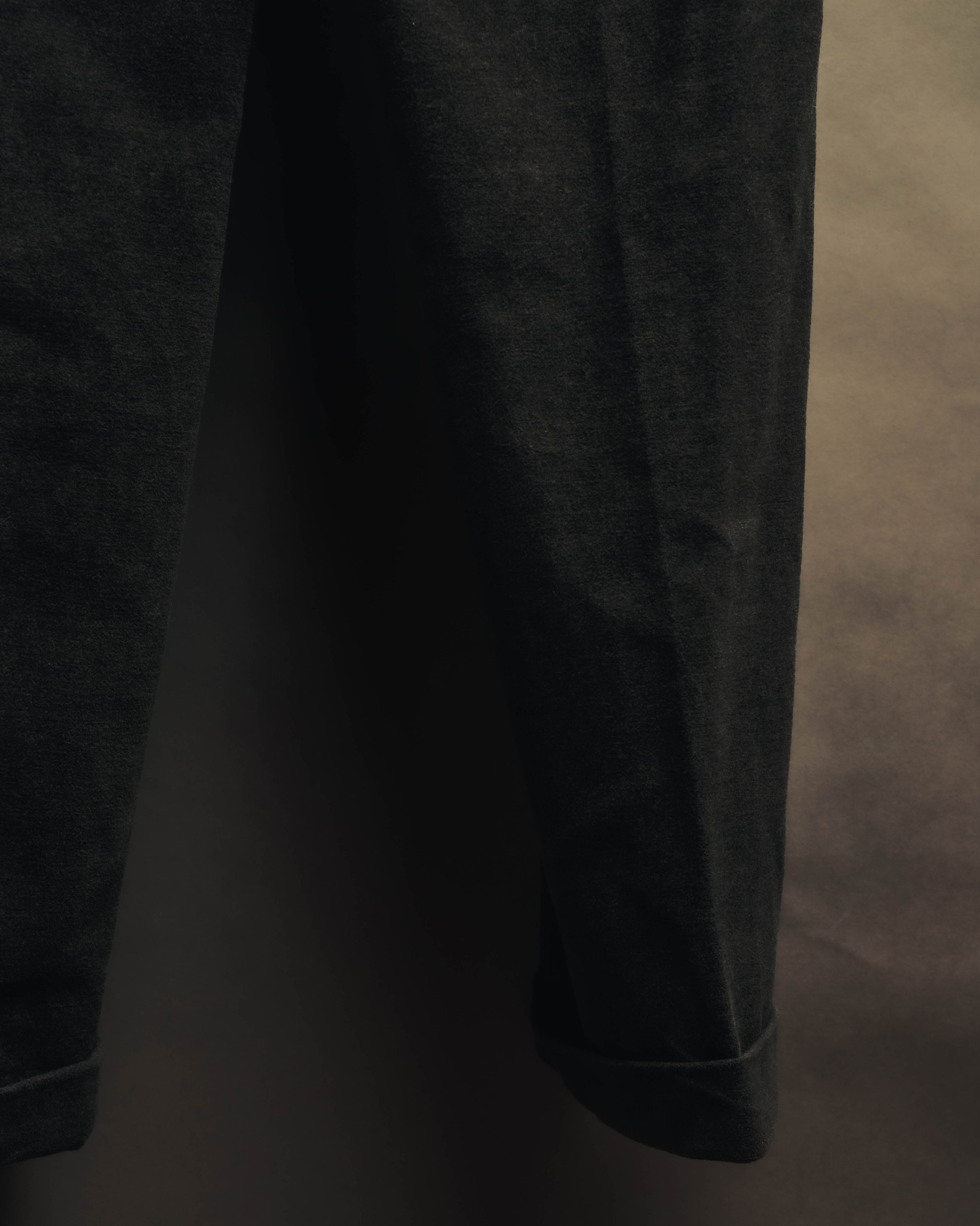 "Hermès" 90's-00's Brushed cotton tapered trousers