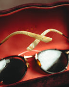 “GUCCI” 10’s-20’s Ornate double-bridge round sunglasses