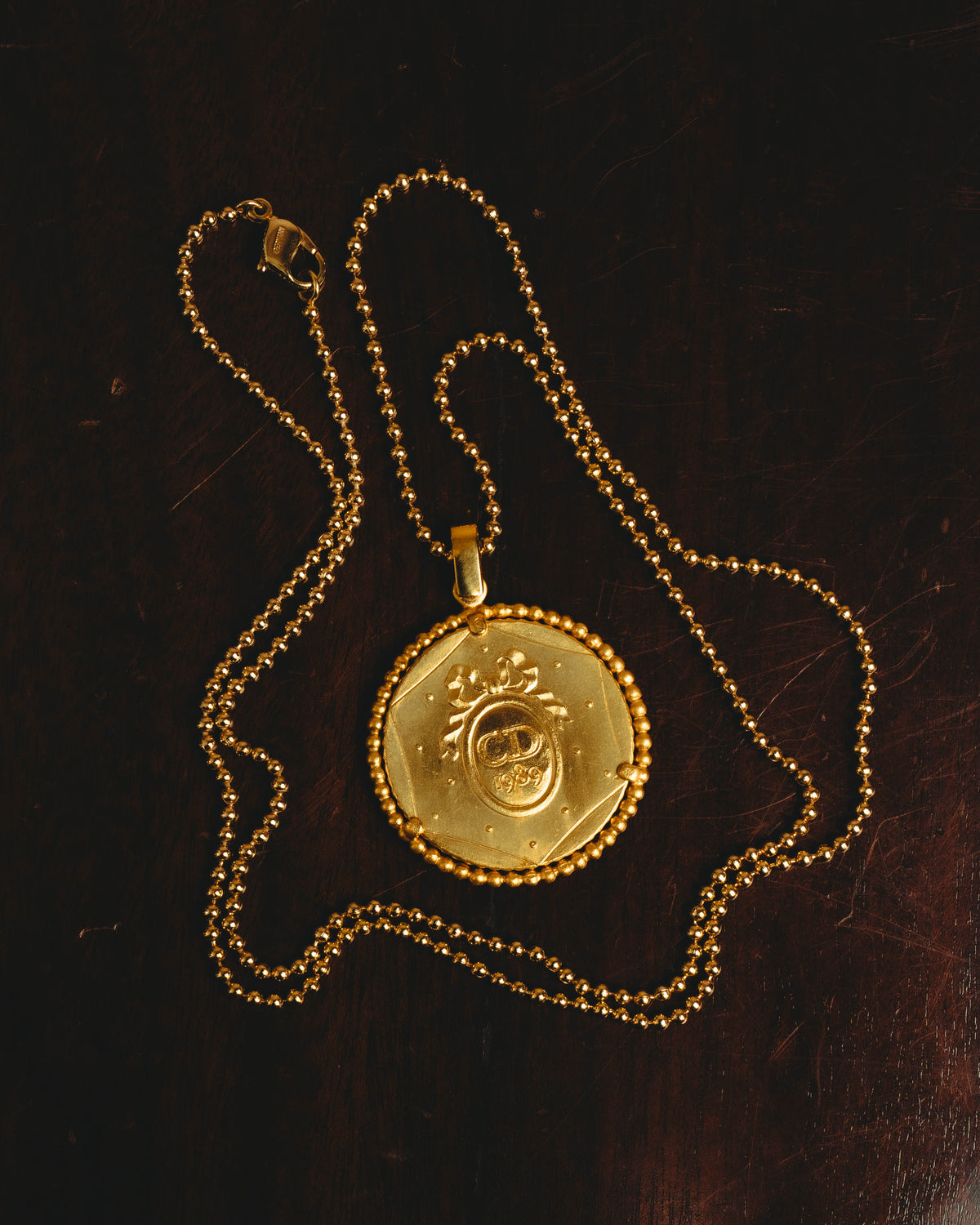 “Christian Dior” 80’s-90’s French Revolution bicentennial medallion necklace