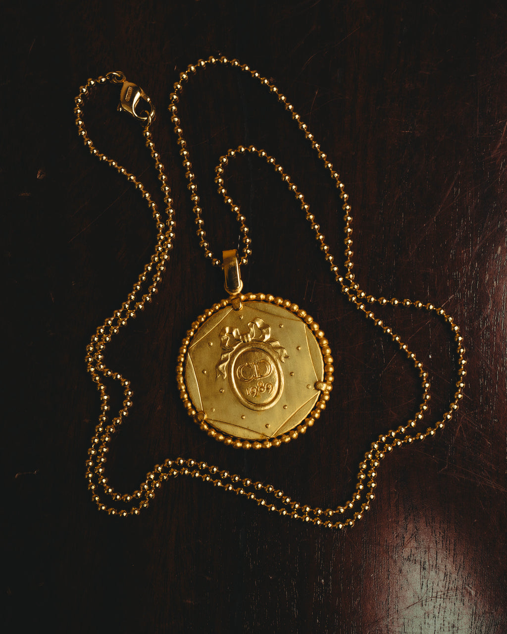 “Christian Dior” 80’s-90’s French Revolution bicentennial medallion necklace