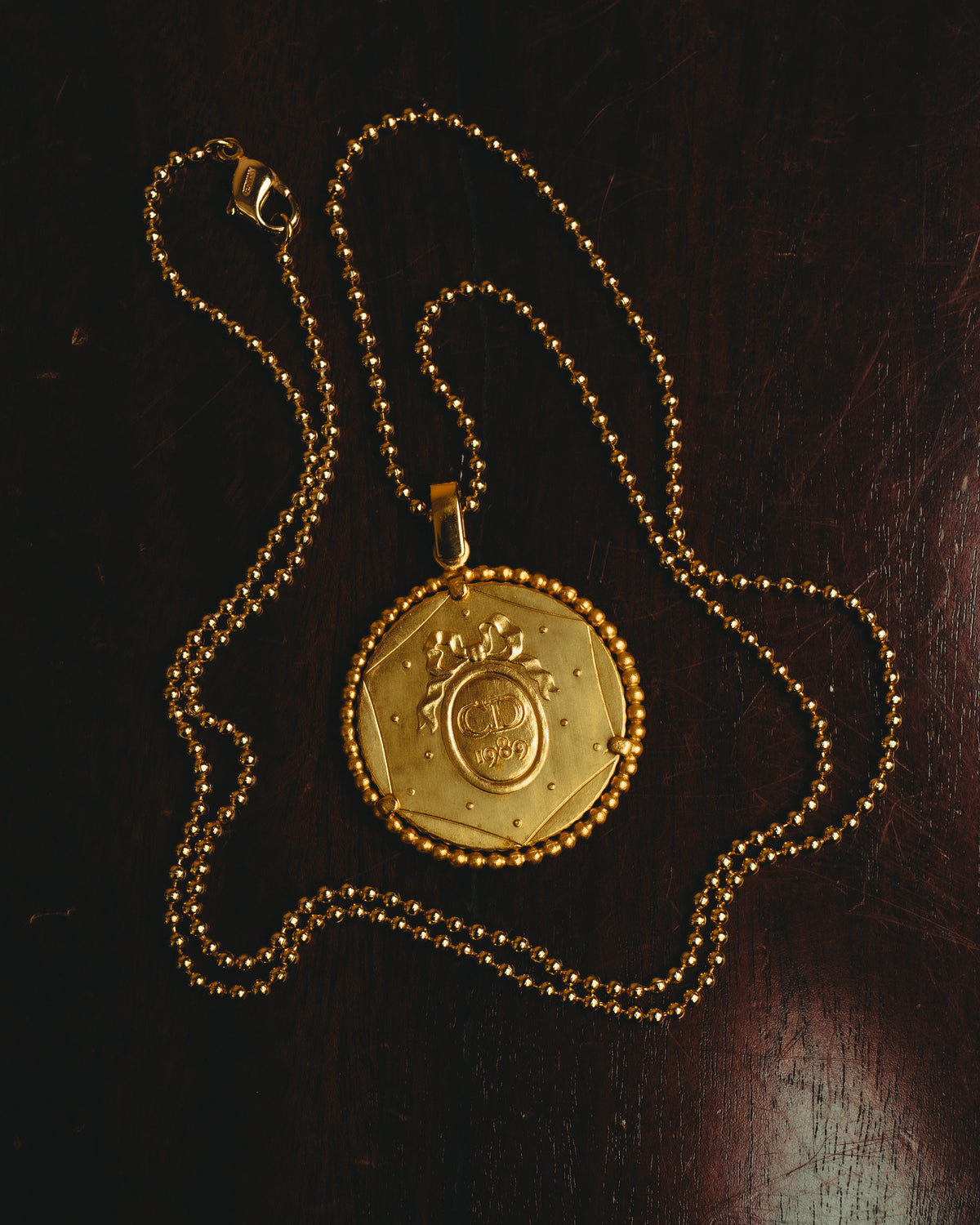 “Christian Dior” 80’s-90’s French Revolution bicentennial medallion necklace