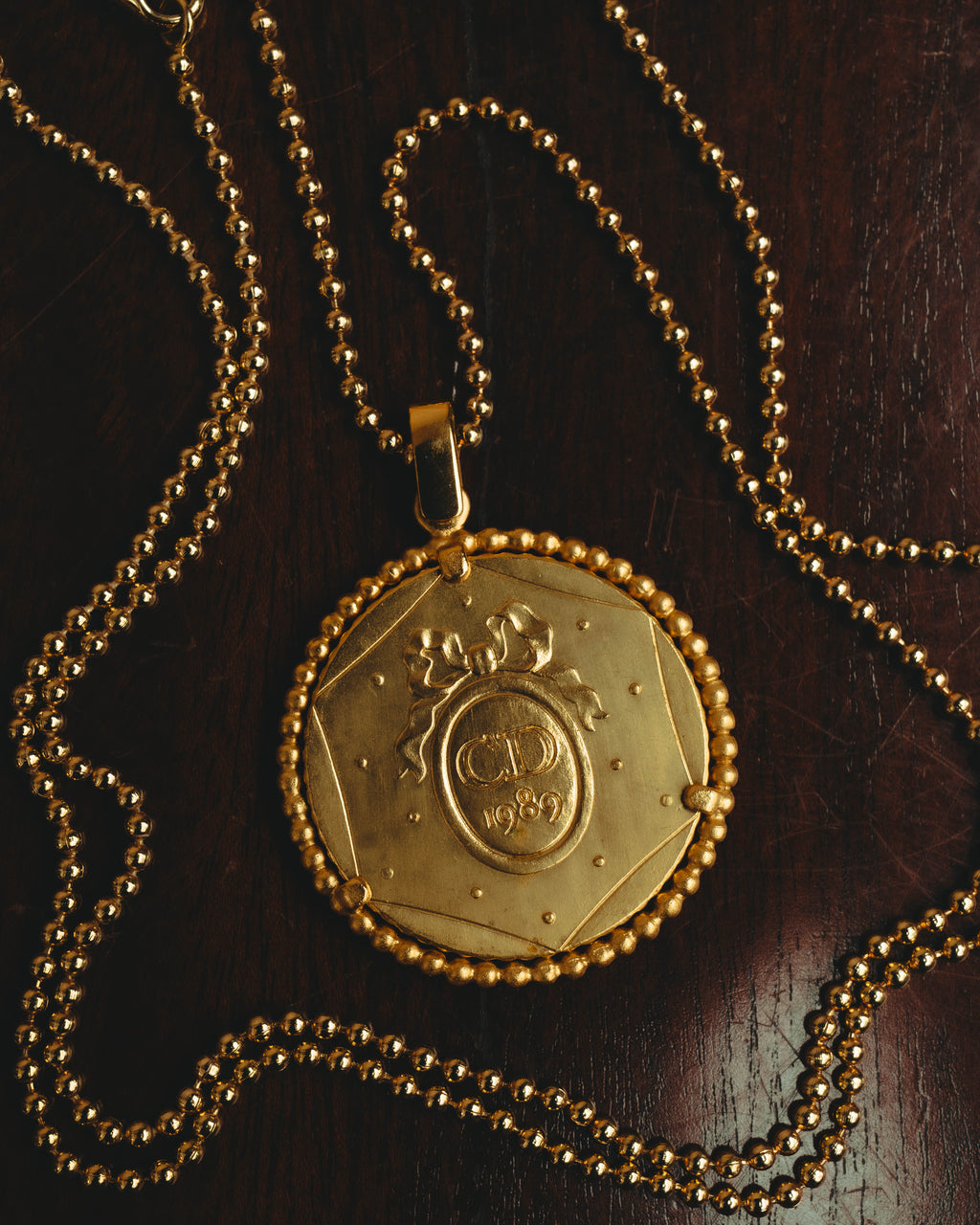 “Christian Dior” 80’s-90’s French Revolution bicentennial medallion necklace
