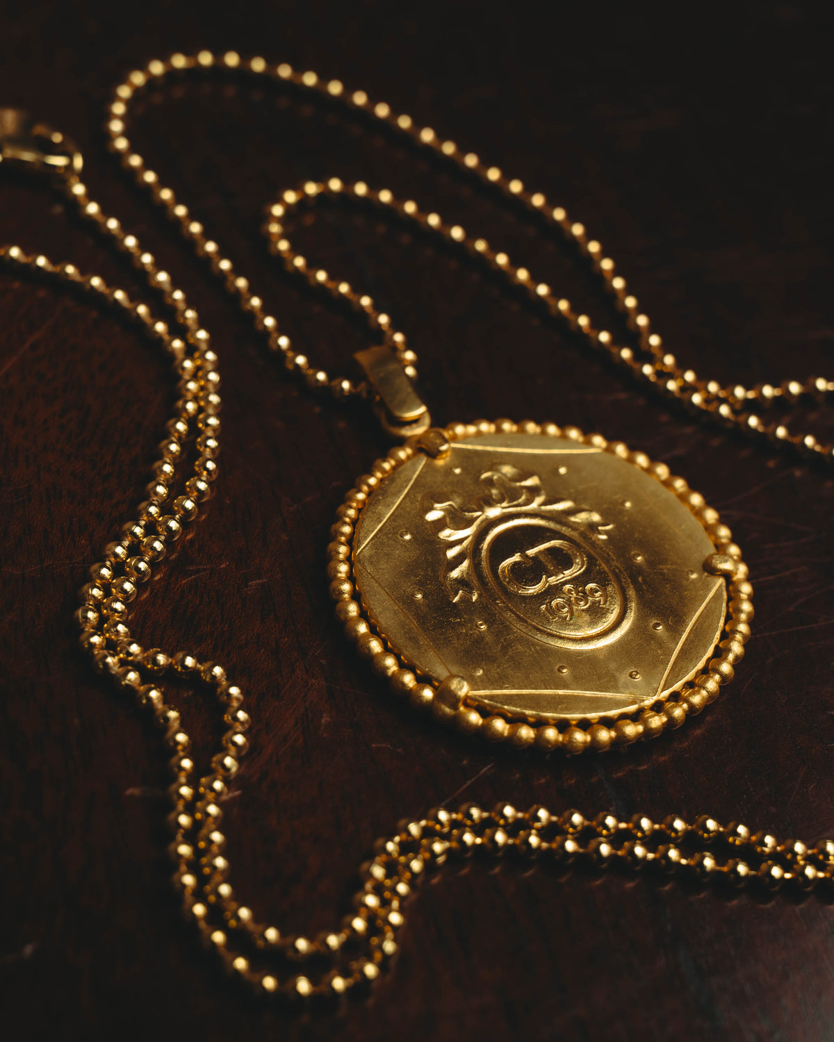 “Christian Dior” 80’s-90’s French Revolution bicentennial medallion necklace