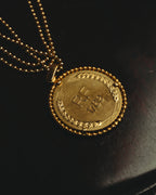 “Christian Dior” 80’s-90’s French Revolution bicentennial medallion necklace