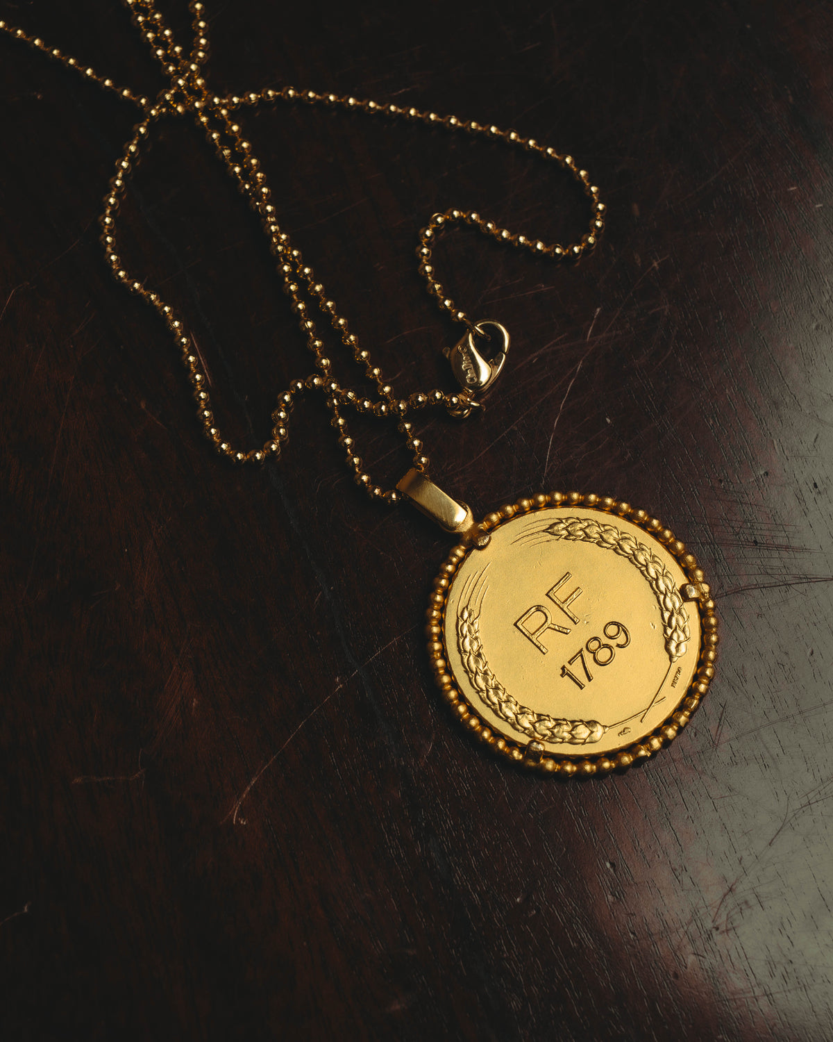 “Christian Dior” 80’s-90’s French Revolution bicentennial medallion necklace